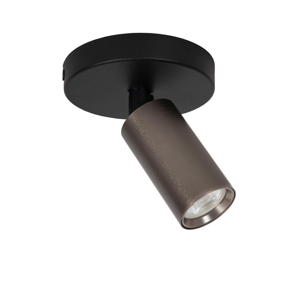 Lucide PlafondspotRitmo mini GU10 koffie bruin - 09942/01/97